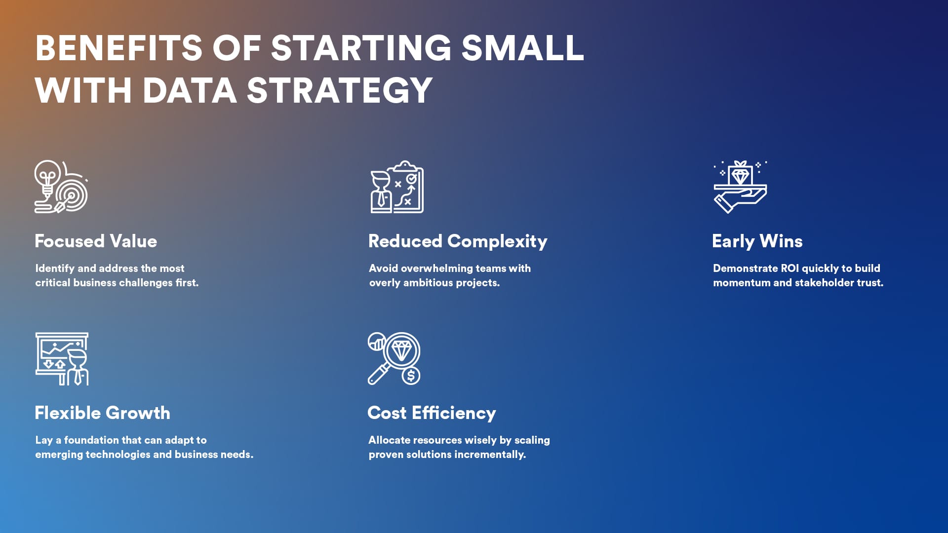 Benefits of Starting Small with Data Strategy